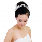 Wedding Bridal Princess Austrian Stunning Crystal Hair Tiara Crown Veil Headband